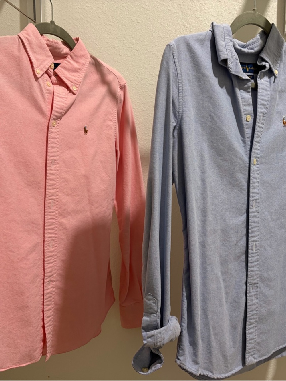 Ralph Lauren Pink & Light Blue Oxford Button-Down Shirts
